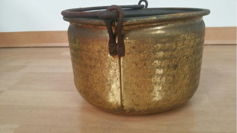 Pote de latão/ Cobre