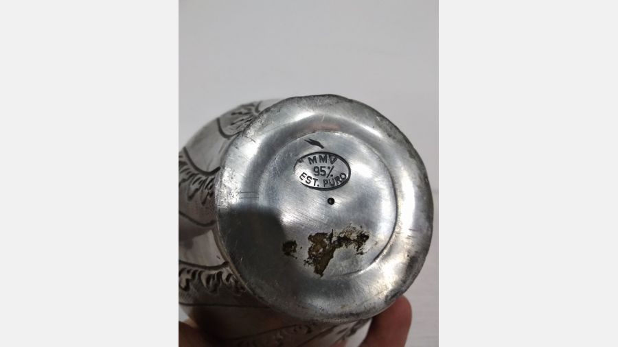 Pote açucareiro em estanho