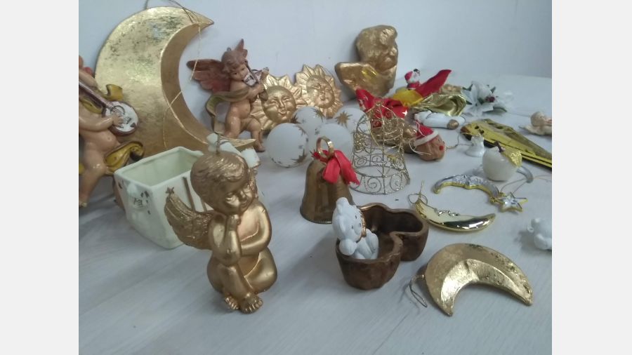 32 Peças de Decoração de natal Vintage 