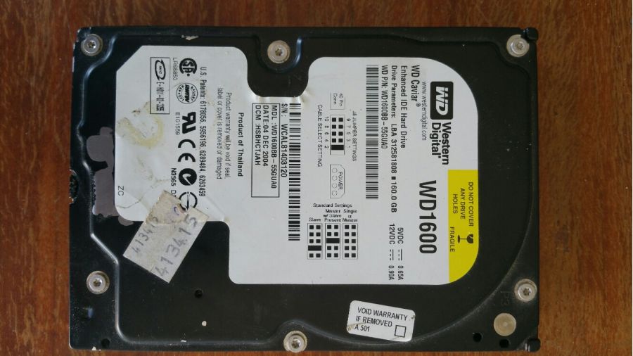 Disco rígido  160GB