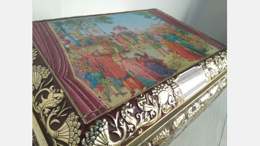 Caixa Vintage alemá para decoraçao Natal