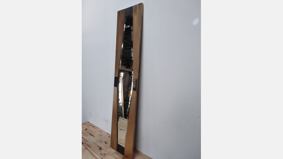 Espelho vintage dourado