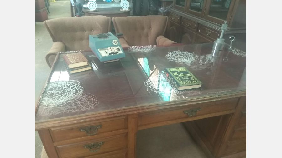 Secretária Vintage 100% Madeira 