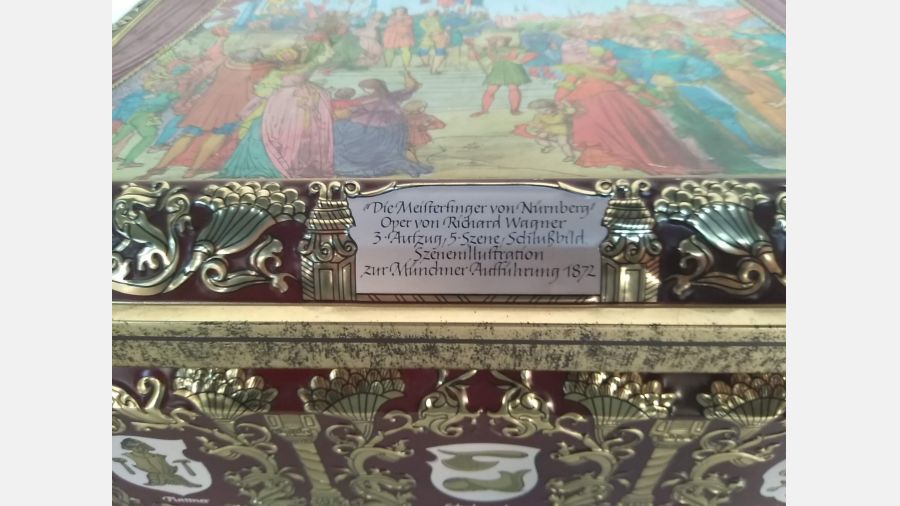 Caixa Vintage alemá para decoraçao Natal