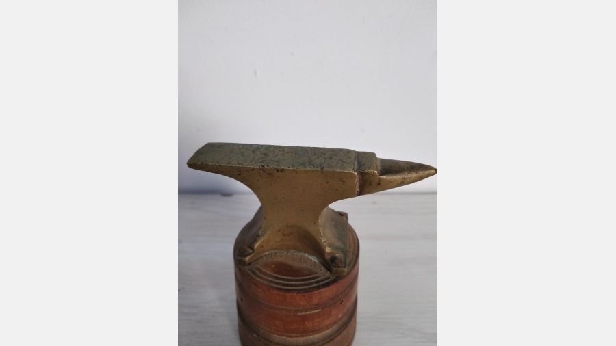 Bigorna Latão peça decorativa