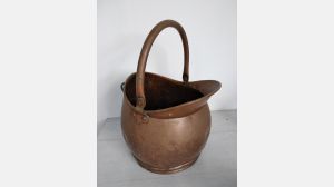 Pote em cobre para lenha