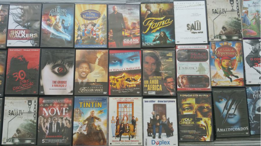 Pack de 56 filmes dvd originais bom preço 