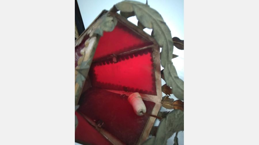 Candeeiro Vermelho Antigo