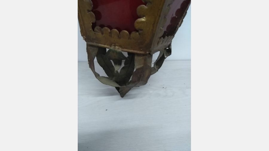 Candeeiro Vermelho Antigo