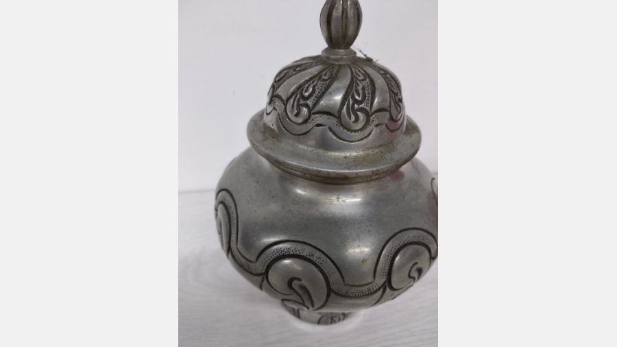 Pote açucareiro em estanho