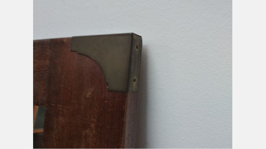 Espelho em madeira vintage anos 60