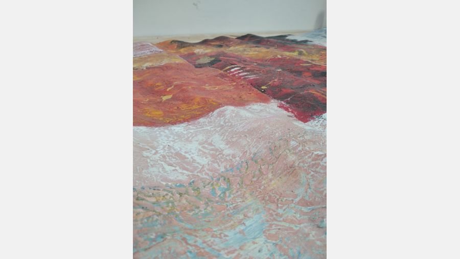 Tela pintada à mão origem França