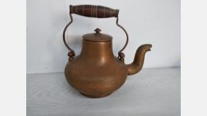 Bule chaleira em cobre muito antigo