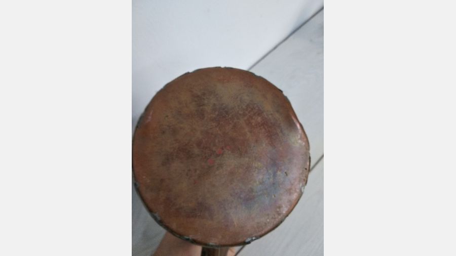 Bule jarra em cobre com cabeça de cobra