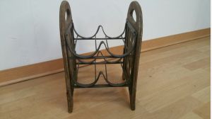 Mini Garrafeira em madeira e ferro