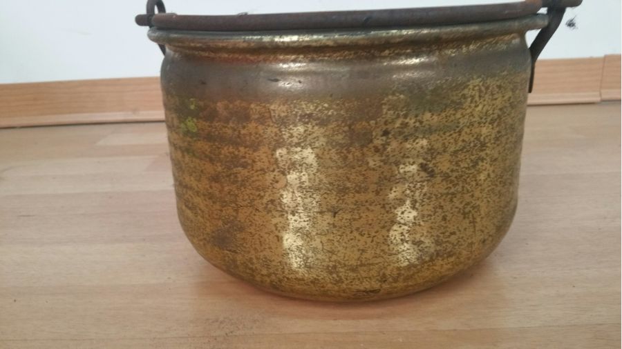 Pote de latão/ Cobre