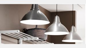 Candeeiros suspensos de tecto Cinza/Prata 