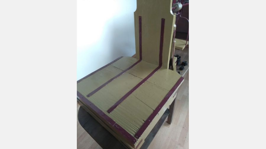 Balança Decimal Agrícola de 150kg Restaurada com pesos em ferro