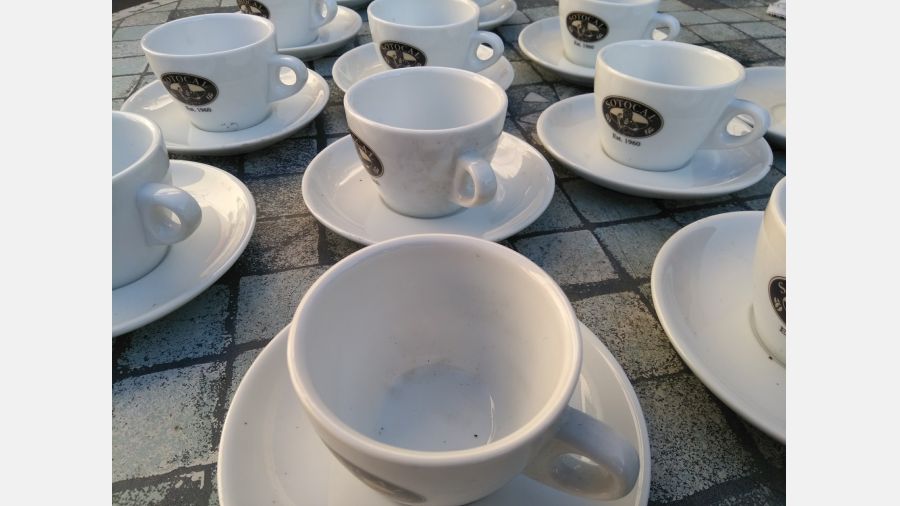 Conjunto Serviço 12 Chavenas Chá e Café