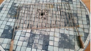 Grelha inox churrasqueira