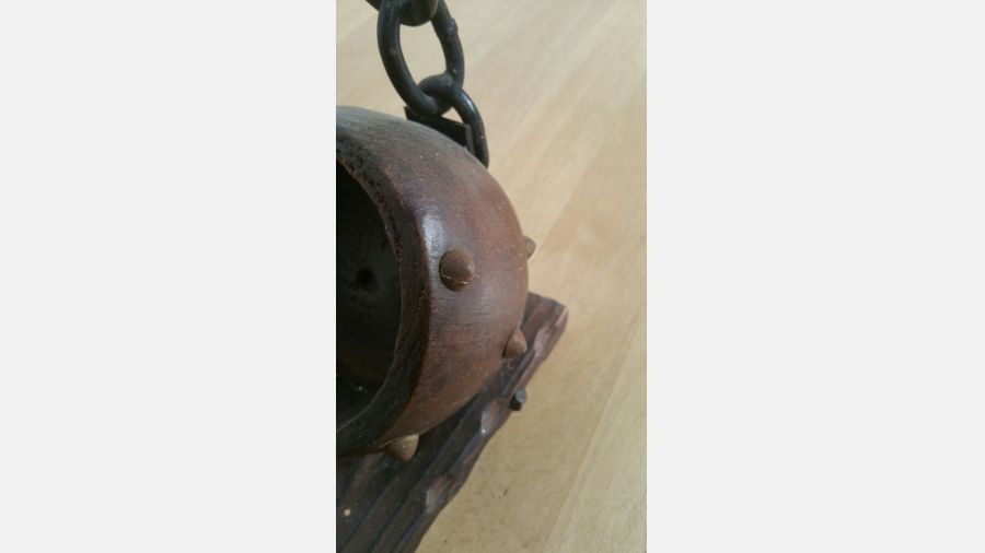 Mini Garrafeira em madeira e ferro