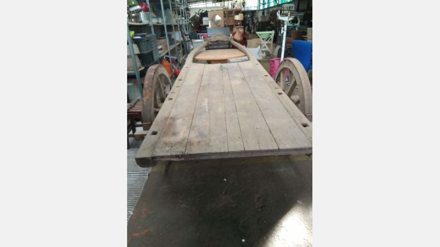 Carro de Bois, Carroça de carga Século XIX - Madeira - Castanheiro