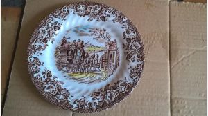 Prato em faiança Inglesa porcelana