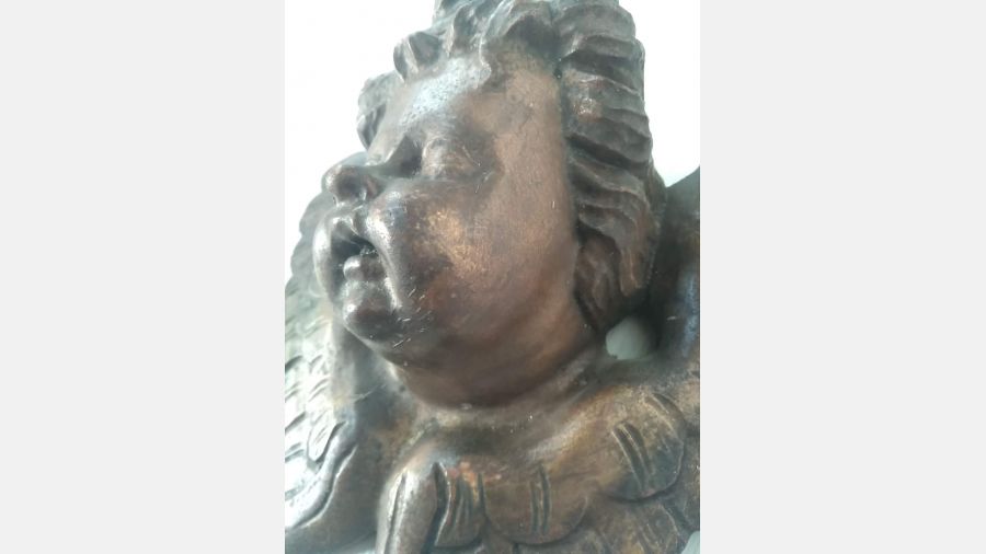 Mísula arte sacra Cabeça de anjo