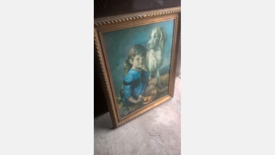 Moldura Quadro réplica Francisco Ribera  