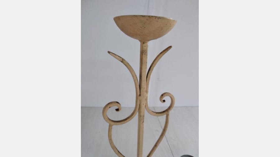 Conjunto de castiçais em Metal